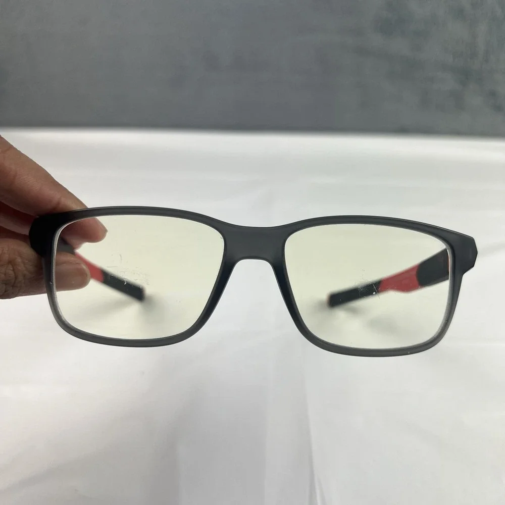 Oakley OY8007 0250 Field Day Youth Glasses Satin Grey Smoke Red 50-15-128 FRAMES